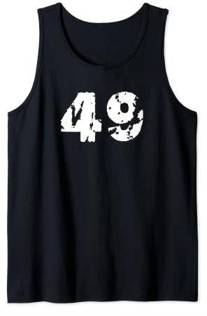 49 #49 Forty-nine Sporttrikot Uniform Used-Look Tank Top