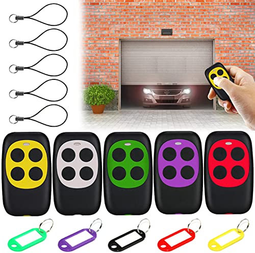 5pcs Telecomando Cancello Universali 433,92mhz Telecomandi Cancello Universale Telecomando Garage Telecomandi Wireless di Ricambio per Porta del Garage Telecomando Universale Cancello Rolling Code