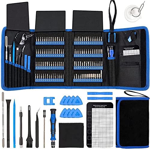 Pardarsey Schraubendreher Sets 142-Stück Elektronik Präzisionsschraubendreher mit 120 Bit Magnetic Repair Tool Kit Kompatibel für iPhone, MacBook, Computer, Laptop, PC, Tablet, PS4, Xbox, Nintendo