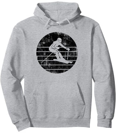 Frauen Alpinski Skilehrerin Skisport Pullover Hoodie