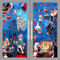 Lets Joy Halloween Fensterbilder, 4 Blatt Halloween Fensteraufkleber Set, Halloween Fenster Aufkleber, Halloween Fensterdeko Statisch, Halloween Aufkleber Wandaufkleber, Halloween Party Dekorationen