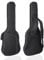 Borsa per chitarra elettrica da 39 40 pollici Custodia per chitarra elettrica, spessa 6mm, custodia imbottita impermeabile con tasca e tracolla regolabile, cuscino protettivo per il collo, Nero