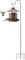 Shepherds Hook, Bird Feeder for Outdoor, 234 cm Tall Stainless Steel Heavy Duty Poles with 5 Prongs Base, Suitable for Lanterns, Garden Lights, Wedding Decors, 1 Pack