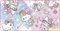 Konix Hello Kitty Gaming-Mauspad XXL 90 x 46 cm - rutschfeste Mikrofaser-Oberfläche - Gummi