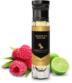 Arabian Opulence FR57 BECAUSE IT`S WITH YOU Roll-on Parfümöl | Konzentriertes Parfüm Körperöl | Langanhaltendes Parfüm auf Ölbasis für Frauen | Reisegröße Flasche Alkoholfrei (6ml)