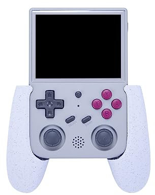 Generic RG353VS/RG353V Poignée de console de jeu, poignée imprimée 3D personnalisée, blanc, bouton de contrôle, portable, accessoire de console de jeu