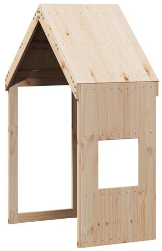 vidaXL Dach für Kinderbett, Kinderbettdach mit offener Seite, Kinderbetthimmel für Schlafzimmer, Bettdach Betthimmel, Massivholz Kiefer