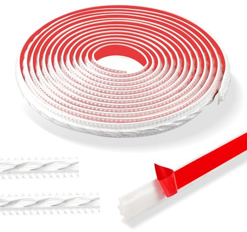 600cm Moulure Murale Vintage Pattern 3d-Flexible Moulure Decorative Auto-AdhéSif,ImperméAble Moulure Plafond,Moulure Adhesive IdéAl Pour La Porte,La DéCoration De La Maison(2cm-Blanc avec argent)