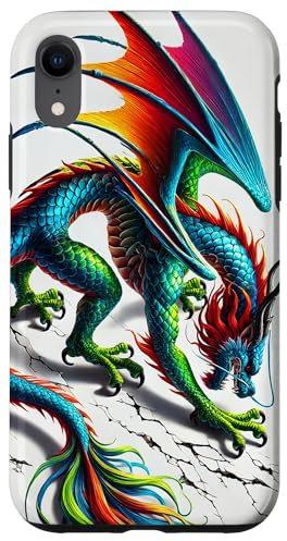 iPhone XR Majestic Reignbow Dragon Case