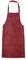 sourcing map Delantales de cocina de 82 x 68 cm, babero ajustable, impermeable, lazos largos, delantal de chef con 2 bolsillos para hombres y mujeres, color rojo oscuro