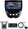 ZGYBDH 9 Zoll Touchscreen Autoradio mit Bluetooth Autoradio für Ci-troen C1 2005-2014 Plug and Play Android11 2Din Autoradio mit Android Automatische Bluetooth USB RVC SWC SWC (Color : 4Core 2+32G)