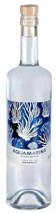 AQUAMARINA Costa Brava Agua de Mar Isotónica 100% Natural Hidratación Deportiva y Bienestar | Calidad Mediterránea (1, Botella Cristal 750ml.)