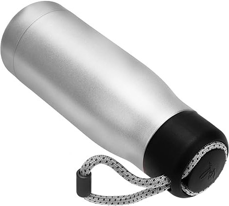 BIUDECO Taza Termo De Acero Inoxidable Aislante Botella De Agua para Bicicleta para Deportes Al Aire Color Plateado