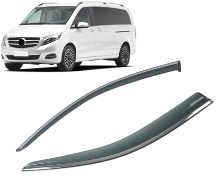 Windabweiser Für Benz V-Klasse 2016-2024 W447 2PCS Car Comfort Windabweiser Windabweiser Regenabweiser Rauchabweiser