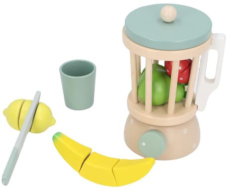 Wooden Blender Toys,Fruit Juicer Maker Toy for Toddler Girls and Boys