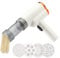Electric Pasta Maker, Automatic Pasta Maker Machine, Portable Mixer with 5 Types Accessory, Compact & Portable, Quick & Easy Use, 2000mAh, for Quick Weeknight Meals
