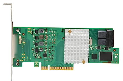 LSI SAS3008 Array Card 8 Port 12 GB/S PCIe 3.0 Plug and Play SAS -Array -Karte, Kompatibel mit // Solaris, Dauerhaftes PCB Material