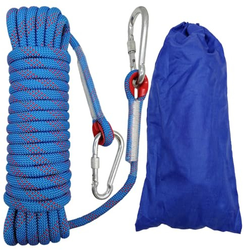 10mm Seil, Mehrzweck-Seil, für den Außen- und Innenbereich, Camping, Wandern, Bootfahren, Angeln, Heimwerkerarbeiten und Heimprojekte (Blau, 10m)