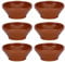 Barro Profesional Set 6 Cuencos Sopa Barro 16cm Barro Apto Microondas Apto Horno