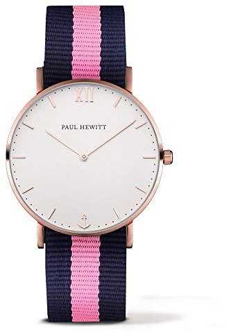 Paul Hewitt DamenArmbanduhr Analog Quarz Nylon PH-SA-R-St-W-NLP-20