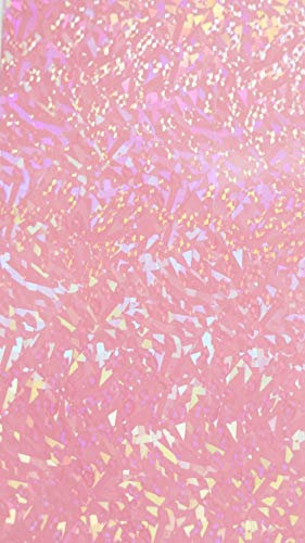 Wachsverzierfolien kristall Anzahl 1 Stück, Größe 155 x 90 mm, Farbe Rosa