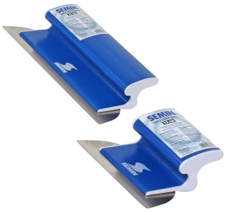 Semin - Lame pour Enduire et Lisser - 15 cm et Semin - Lame pour Enduire et Lisser - 25 cm