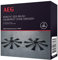 AEG ARSB3 Seitenbürsten für den RX9 Saugroboter (2er Pack, Ersatzbürsten, präzises und gründliches Saugen, optimale Staubaufnahme, extra weich, einfaches Tauschen) schwarz
