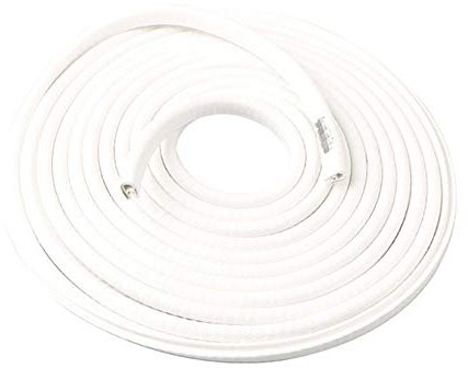 ETOPARS Car Door Edge Guard Protector White 5 Meter U Shape Edge Trim Rubber Seal Protector Strip Fit 2.5mm Thickness Edge for Car Glass Metal