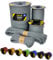 EdcX Paracord 4 mm, 35+ Volltonfarben (10 m, 15 m, 30 m, 50 m, 100 m, 300 m) | Ideal zum Basteln, Camping, Outdoor | 100% Nylonseil 4 mm| Taktische Schnur 550 Typ III (Dark Gray, 100 m)