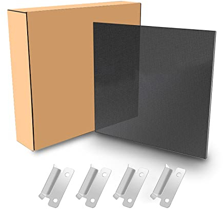 Superficie di costruzione del piatto di vetro temperato della piattaforma degli accessori della stampante 3D, rivestimento microporoso, varie specifiche (235 x 235x4mm)