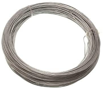 Floralcraft Gartendraht aus verzinktem Stahl, 1,6 mm x 30 m, robust, rostfrei, für Kletterpflanzen