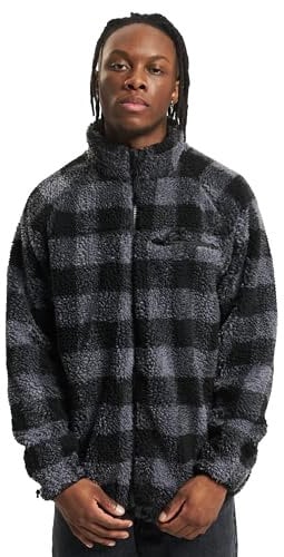 Brandit Teddyfleece Jacket, Farbe: black/grey, Größe: 5XL