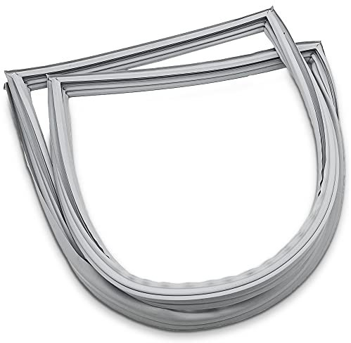 Whole Parts Refrigerator French Door Gasket (Gray) Part # W10830162 - Replacement & Compatible with Some Jenn Air, Kenmore, Kitchen Aid, Maytag and whirlpool Refrigerators