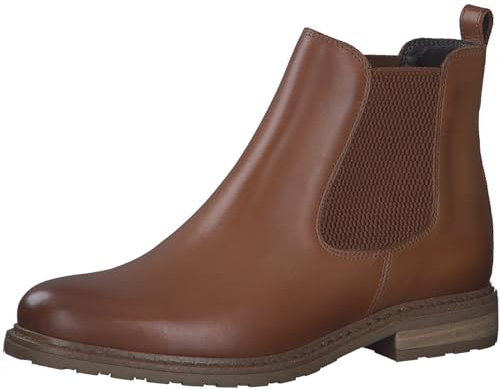 Tamaris Damen Klassische Ballerinas, Frauen Flats,TOUCHit-Fußbett,Slip-ons,klassisch elegant,Ballerinen,Pumps,Halbschuhe,Slipper,NUT Leather,41 EU