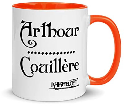 Mug Coloré Arthour Couillère - Kaamelott