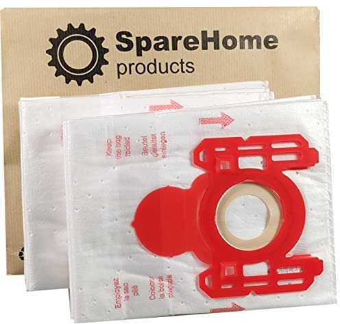 SpareHome® 10 Bolsas filtración superior tipo GR28 GR28S reemplazo para aspiradores AEG Electrolux