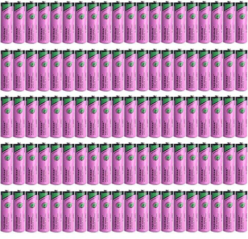 DCYNXC 100pcs 2400mAh 3.6V SL-360 PLC TL-5903 AA Lithium Battery for Tadiran TL-5903 SL-360 S7-400 ER14500 ER14505 TL-2100