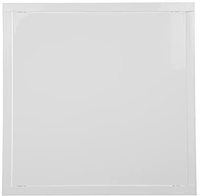 16 x 16 Inch / 400 x 400 mm White Access Panel Door Opening Flap Cover Plate - Plumbing, Electricity, Alarm Wall Access Panel for Drywall - Box Door Lock - Door Latch