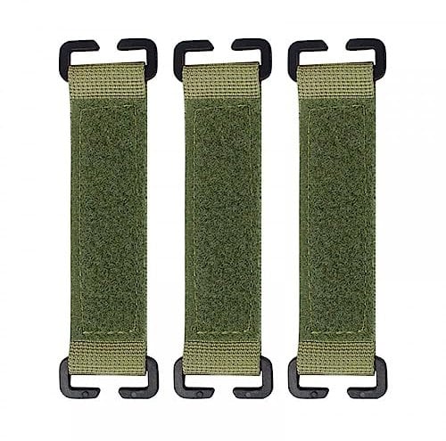 Taktische Klett-Patches Board Taktische Patches Aufhänger 3 Stück, Molle Patches Anzeigetafel, Taktische Molle-Haken und Schlaufe für Abzeichen und Abzeichen Outdoor Rucksack Taktische Weste