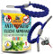 OSKAR - Stylisches Mückenschutz Armband Erwachsene, 1er Pack zur Mückenabwehr - Blau geflochten - Anti Mücken Schutz, extrem effektiv & Wiederverwendbar | Mückenarmband für Camping & Festival