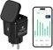 GreenSun Alexa Steckdose Wlan Steckdose Outdoor - Wlan Steckdose mit Strommessung, Smarte Steckdose, Zeitschaltuhr Aussenbereich Wasserdicht, Zeitschaltuhr Steckdose Vesync App IP44 2.4G