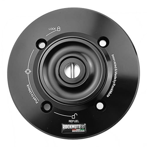 Tankdeckel für Kawasaki ZX-4R ZX-4RR 2023 2024 ZX4R ZX4RR Ninja Motorrad Gasabdeckung Schlüsselschloss Diebstahlsicherung (Schwarz)