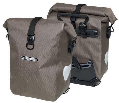 Ortlieb Sacoches de vélo Gravel-Pack QL2.1 25L Dark Sand