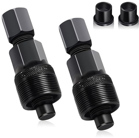 Pedalabzieher Fahrrad,2PCS Kurbelabzieher Fahrrad,Fahrrad Kurbelabzieher Ebike Bosch,Fahrrad Kurbelabzieher Vierkant, Kurbel Entferner Fahrrad, Kurbelabzieher Bosch Performance für Fahrräder Reparatur
