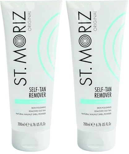 St Moriz Original Self Tan Remover Scrub | Exfoliating Fake Tan Remover Scrub | Removes Old Faded Fake Tan | Skin Polishing Body Scrub | Vegan | Dermatologically Tested | Cruelty Free | 200ml