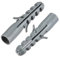 tubo di espansione a vite, 20 pz 10mm x 48mm Bulloni di Ancoraggio in Plastica Tubo di Espansione Colonna Tassello da Muro in Cemento Telaio Fissaggi Tubo Grigio