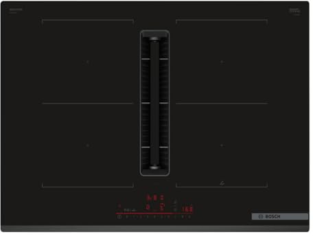 Bosch, Placa con extractor integrado, 70 cm, Negro, PVQ731H26E