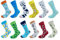 Socks Tunnel Damen Lustige Bunte Socken aus Baumwolle mit Tiermotiv – Katze, Hund, Cartoon-Design (Größe 36-42) (DE/NL/SE/PL, Numerisch, 36, 42, Regular, Regular, 6 Strümpfe set 01)