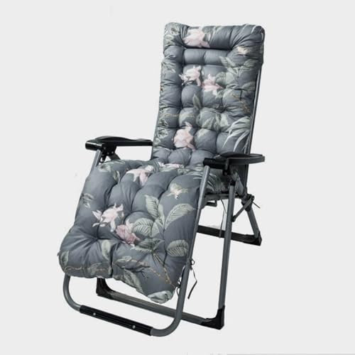 HLTQL Relaxliege Auflage Outdoor、Auflage Liegestuhl Klappbar、Auflage Sonnenliege Bunt、Liegestuhlauflagen Hochlehner、Relaxsessel Auflage Garten(c4,170x53x8cm)
