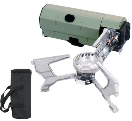 Cuisinière de camp d'extérieur très efficace Cuisinière portable légère Convient pour différents bidons de gaz